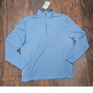 Inward Half Golf Quater Zip Shirt Size Small Blue New